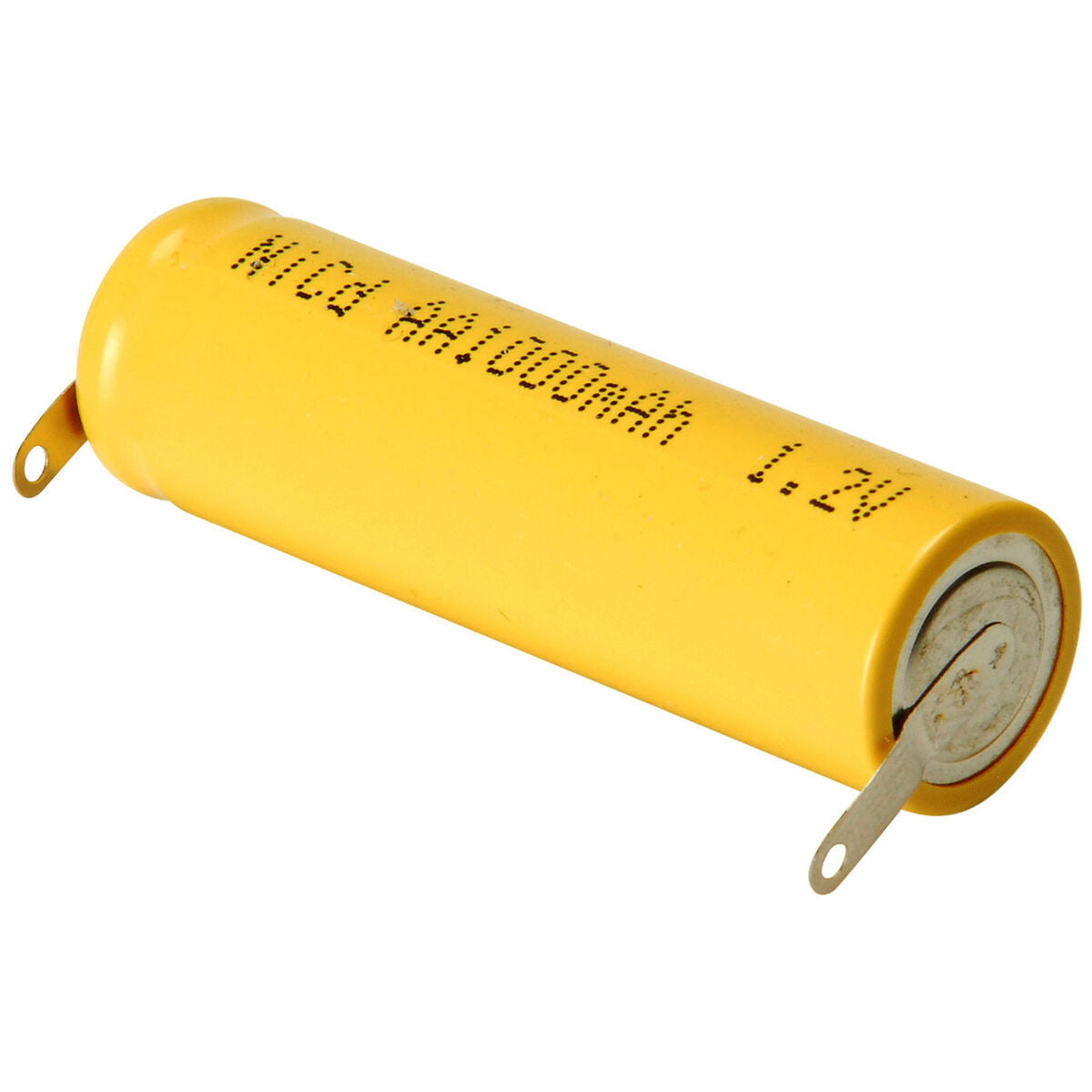 1 x aa 1000 mah nicd rechargeable battery with tabs