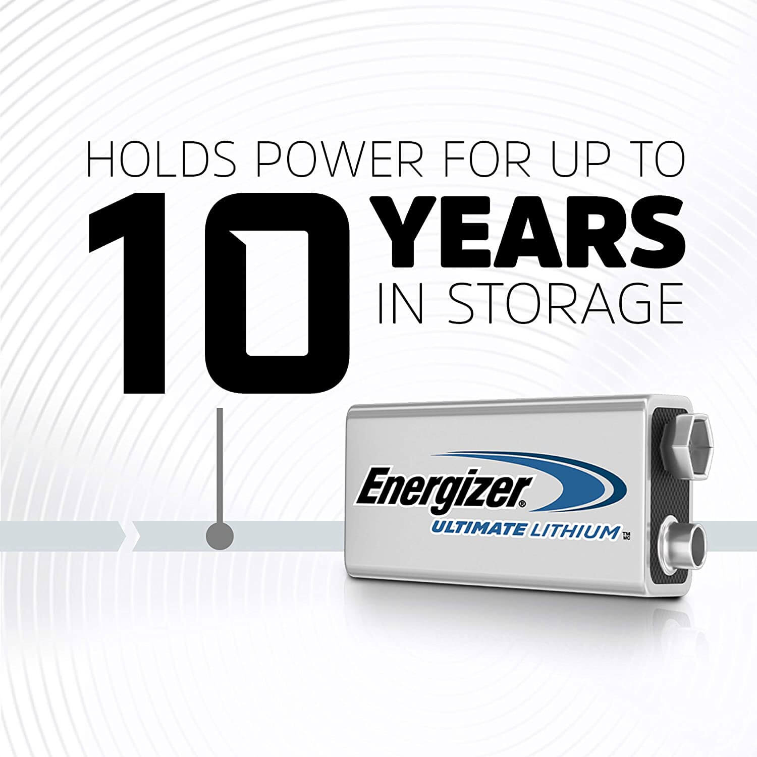 Energizer L522 9 volt Ultimate lithium battery