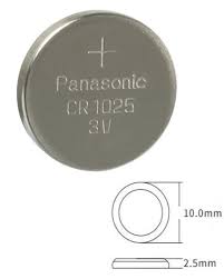 CR1025 coin type lithium battery