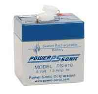 A306/1.0s sonnenchein replacement sla battery 6v 1 ah