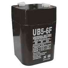 Wp5-6sp enerwatt replacement sla battery 6v 5 ah