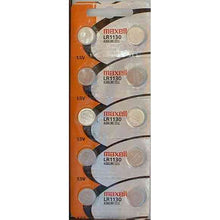 10 x lr1130 maxell coin type alkaline battery (1 pack contains