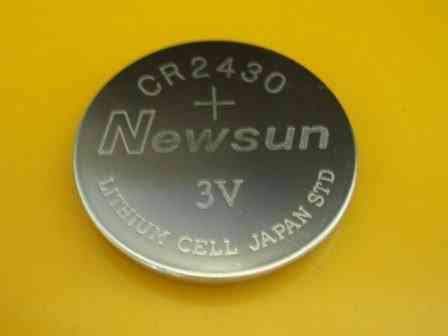 Replacement lithium coin cell for model number cr-2430, cr2430