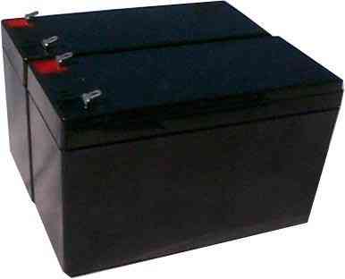 2 x 12v 7 a/h replacement sealed lead acid battery