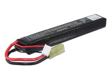 11.1V, 1100mAh, Li-Polymer Battery fits Airsoft Guns, Cs-lp110c18mt, 12.21Wh