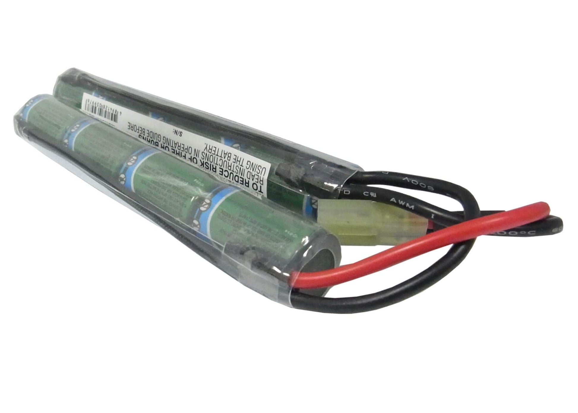 9.6V, 1500mAh, Ni-MH Battery fits Airsoft Guns, Augm, Augrt, 14.4Wh