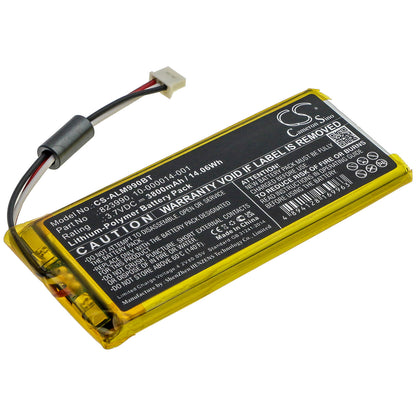 3.7V, 3800mAh, Li-Polymer Battery fits Adt, Panel Smartthings, 14.06Wh