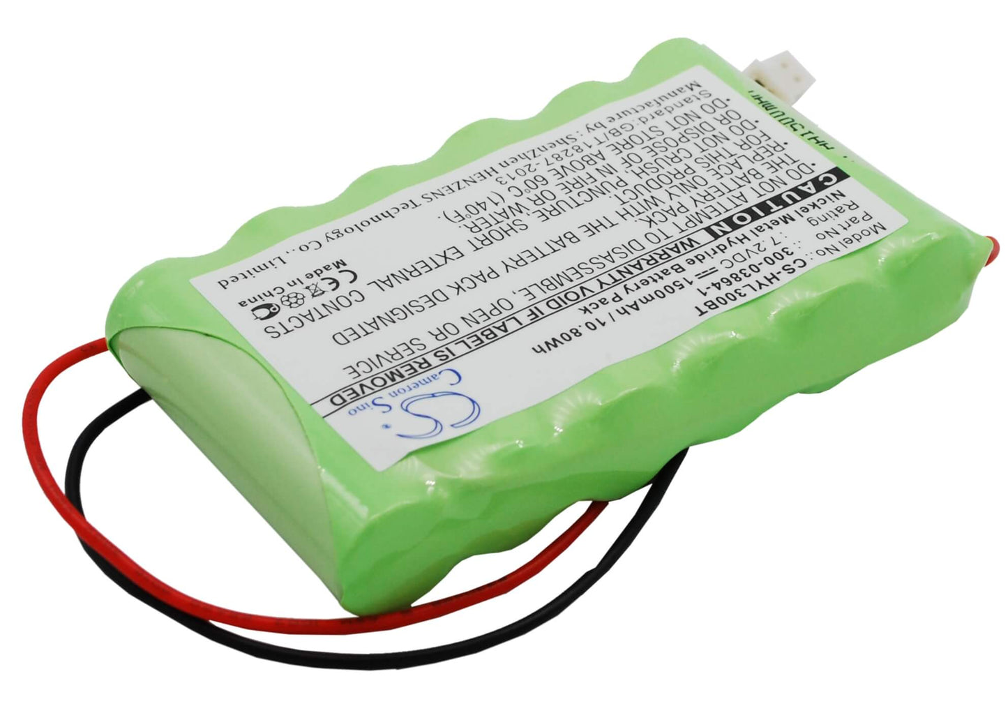 7.2V, 1500mAh, Ni-MH Battery fits Adt, Lynx Alarm Security Panel, Pulse Ts Keypad, 10.8Wh