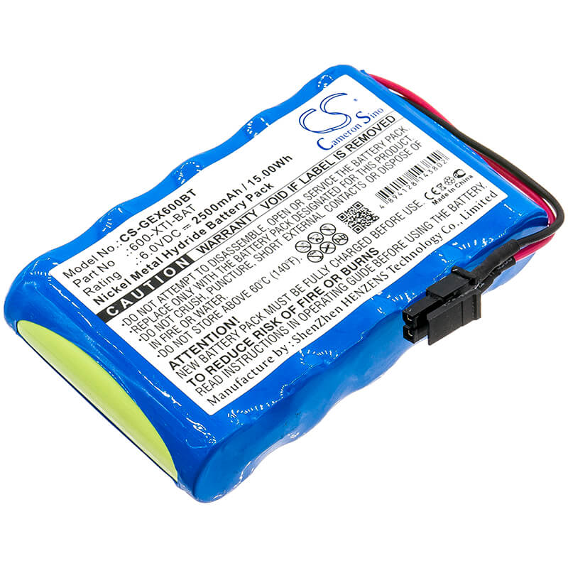6.0V, 2500mAh, Ni-MH Battery fits Simon, Xti Alarm Panel, 15Wh