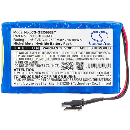 6.0V, 2500mAh, Ni-MH Battery fits Simon, Xti Alarm Panel, 15Wh