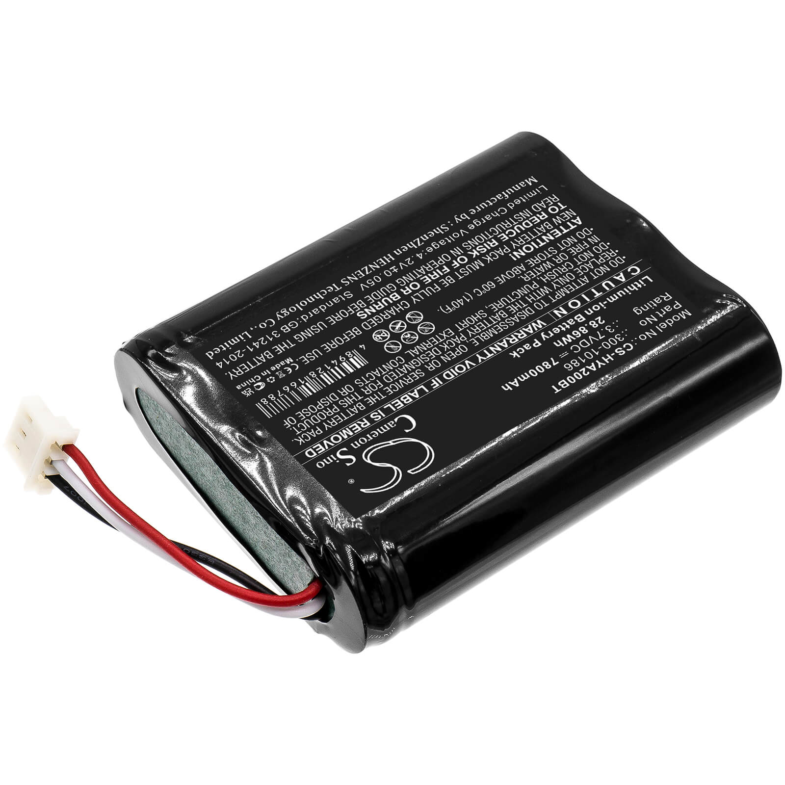 3.7V, 7800mAh, Li-ion Battery fits Adt, Adt5aio, Adt7aio, 28.86Wh