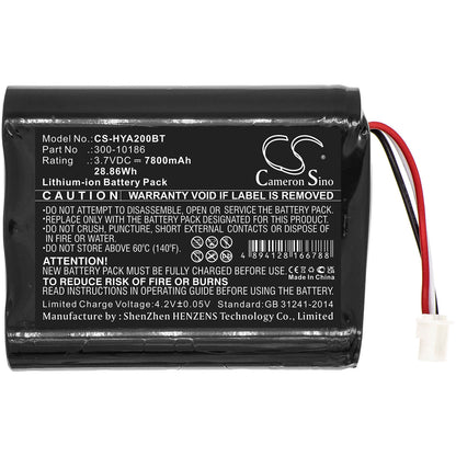 3.7V, 7800mAh, Li-ion Battery fits Adt, Adt5aio, Adt7aio, 28.86Wh