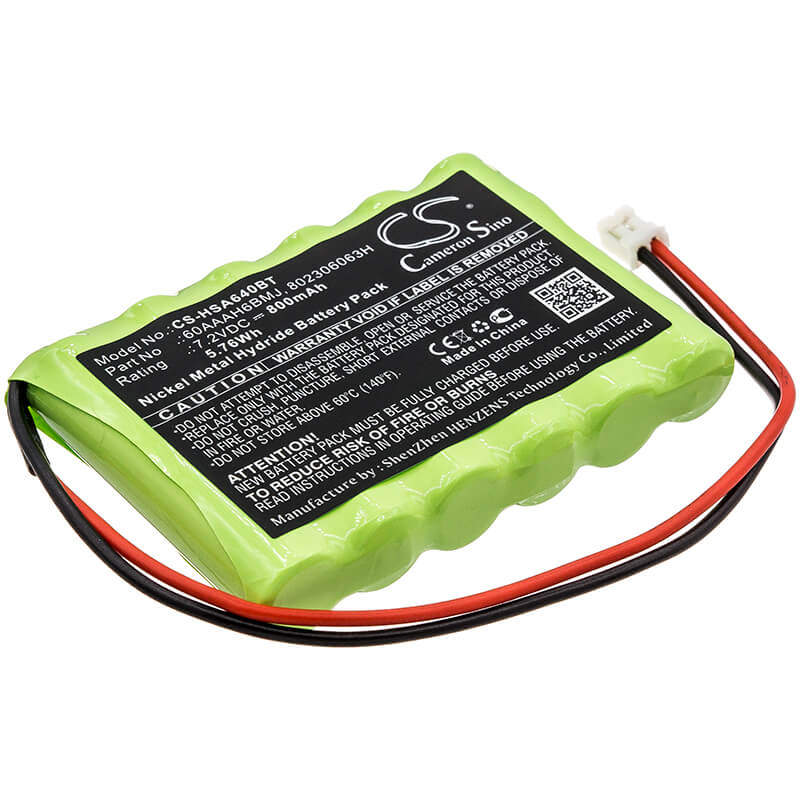 7.2V, 800mAh, Ni-MH Battery fits Yale, Easy Ai, Easy Ef, 5.76Wh