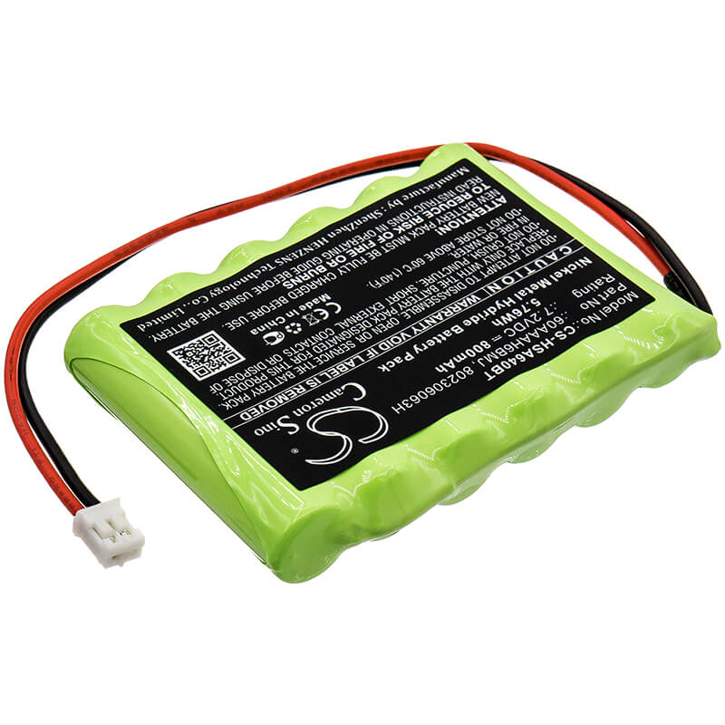 7.2V, 800mAh, Ni-MH Battery fits Yale, Easy Ai, Easy Ef, 5.76Wh