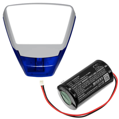 3.6V, 14500mAh, Li-SOCl2 Battery fits Pyronix, Enforcer Deltabell Siren Alarm, 52.2Wh