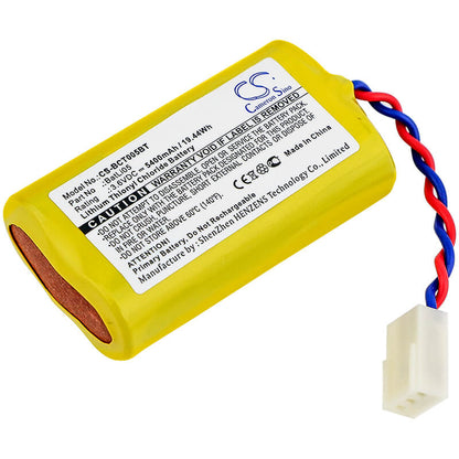 3.6V, 5400mAh, Li-SOCl2 Battery fits Daitem, 145-21x, 145-21x Motion Detectors Outdo, 19.44Wh