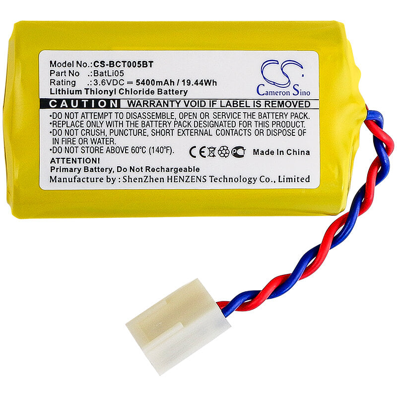 3.6V, 5400mAh, Li-SOCl2 Battery fits Daitem, 145-21x, 145-21x Motion Detectors Outdo, 19.44Wh