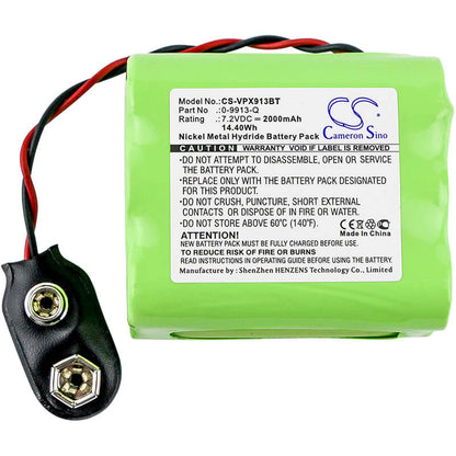 7.2V, 2000mAh, Ni-MH Battery fits Visonic, Powermax, 14.4Wh