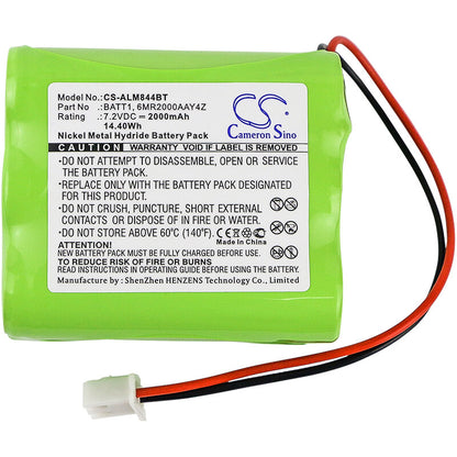 7.2V, 2000mAh, Ni-MH Battery fits Linear Corp, Linear Corp, Pers-4200, 14.4Wh