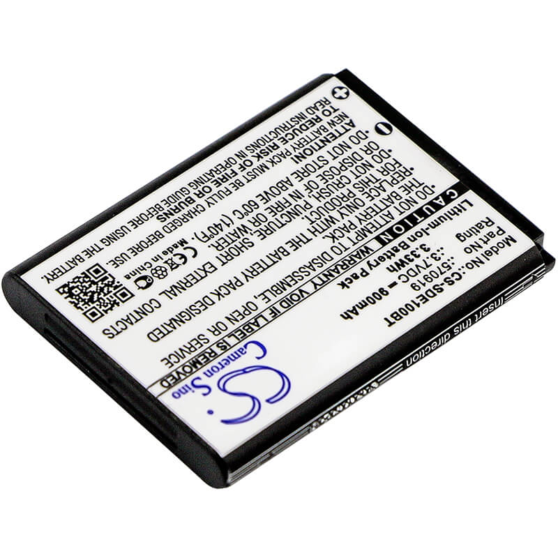 3.7V, 900mAh, Li-ion Battery fits Sedea, Elegant 10, S5, 3.33Wh