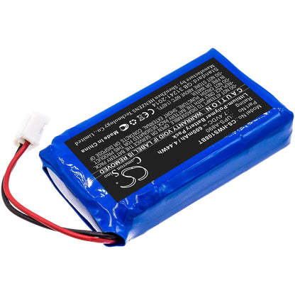 7.4V, 600mAh, Li-Polymer Battery fits Chuango, Ws-108, 4.44Wh