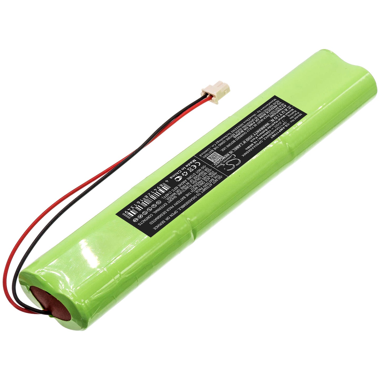 7.2V, 1500mAh, Ni-MH Battery fits Aem, Ardent Alarm Panel, 10.8Wh