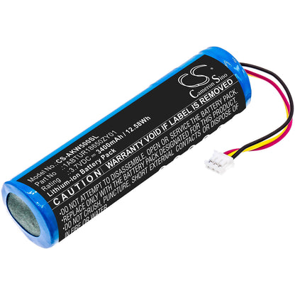 3.7V, 3400mAh, Li-ion Battery fits Akai, 5000 Solo, Ewi 5000, 12.58Wh