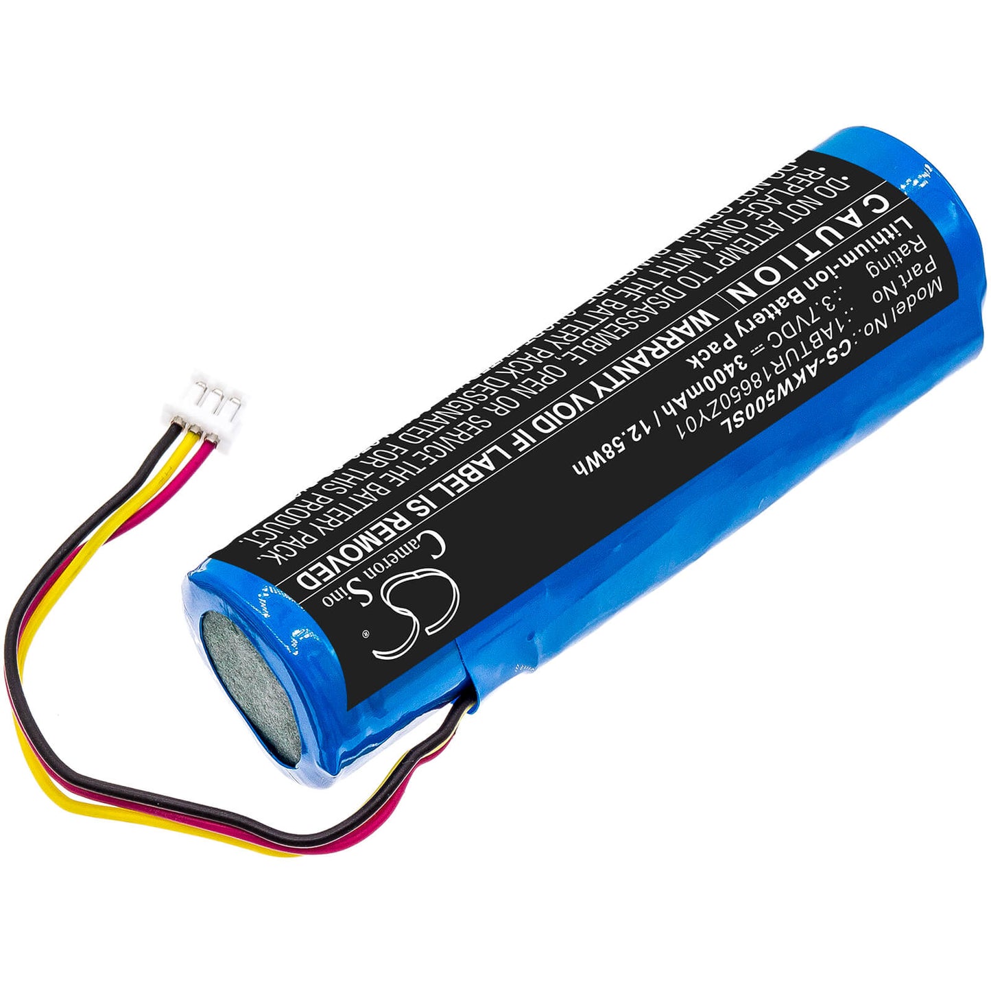 3.7V, 3400mAh, Li-ion Battery fits Akai, 5000 Solo, Ewi 5000, 12.58Wh