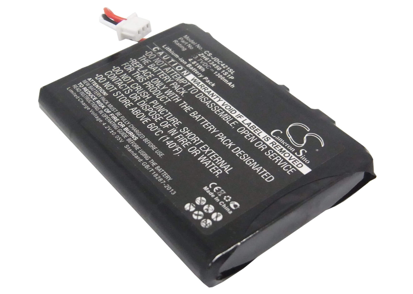 3.7V, 1300mAh, Li-ion Battery fits Jds Labs, C421, C5, 4.81Wh
