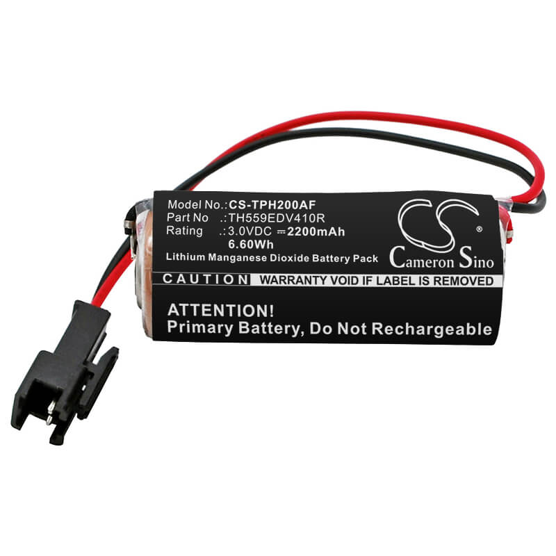 3.0V, 2200mAh, Li-MnO2 Battery fits Toto, Eco Efv, Tel3gccn-10, 6.6Wh