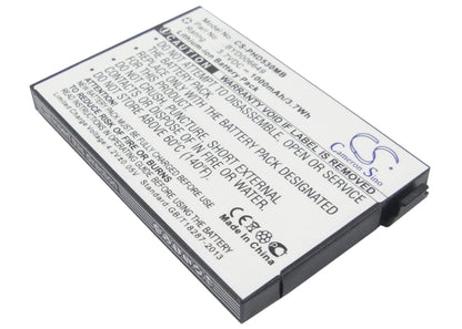 3.7V, 1000mAh, Li-ion Battery fits Bt, Bm1000, Video Baby Monitor 1000, 3.7Wh