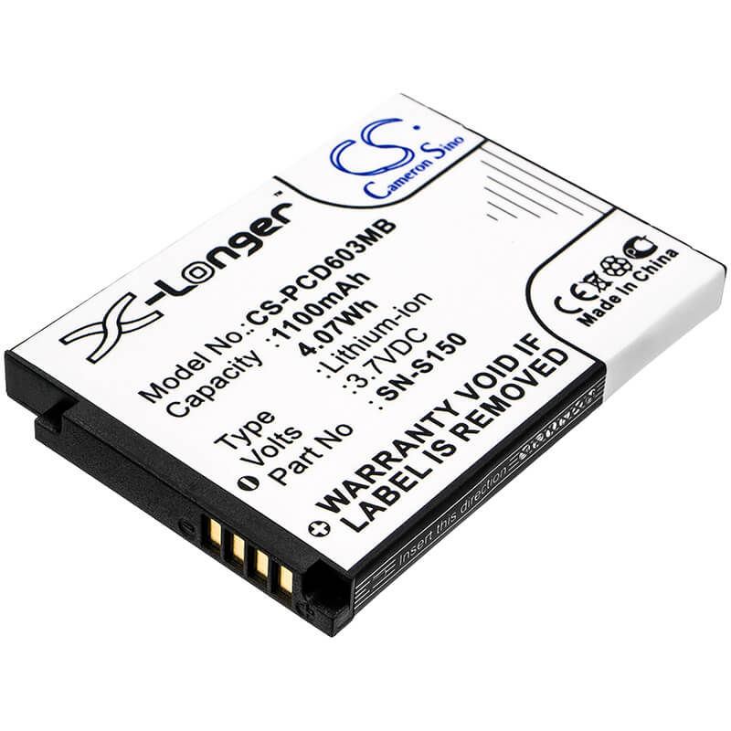 3.7V, 1100mAh, Li-ion Battery fits Philips, Scd603, Scd-603/00, 4.07Wh
