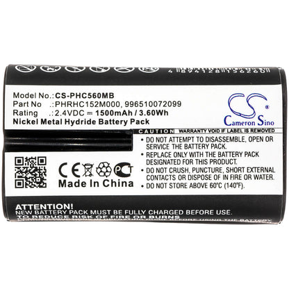 2.4V, 1500mAh, Ni-MH Battery fits Philips, Avent Cd570/10, Avent Scd560/10, 3.6Wh