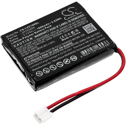 3.7V, 1600mAh, Li-Polymer Battery fits Levana, Jena, Palm, 5.92Wh