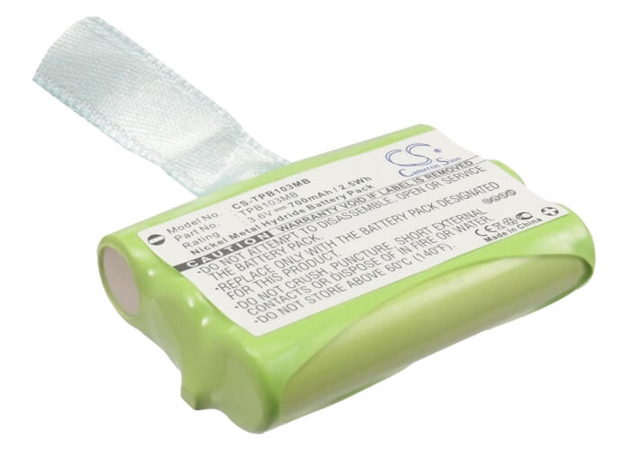 3.6V, 700mAh, Ni-MH Battery fits Topcom, Babytalker 1010, Babytalker 1020, 2.52Wh