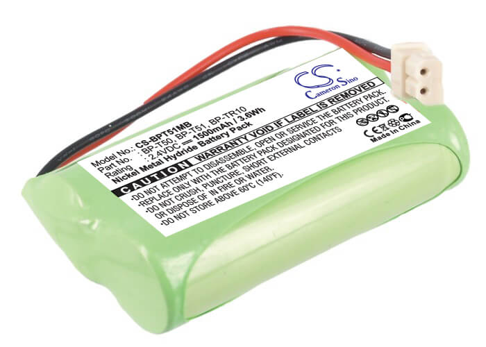 2.4V, 1500mAh, Ni-MH Battery fits Sony, Ntm-910, Ntm-910 Baby Nursery Monitor, 3.6Wh