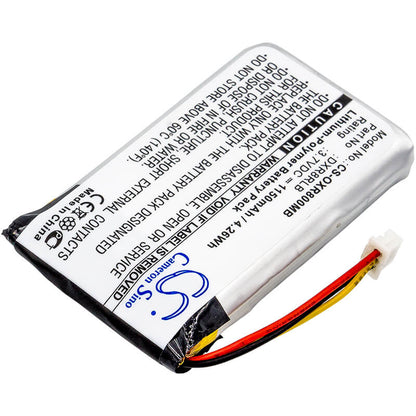 3.7V, 1150mAh, Li-Polymer Battery fits Infant Optics, Dxr-8, 4.255Wh