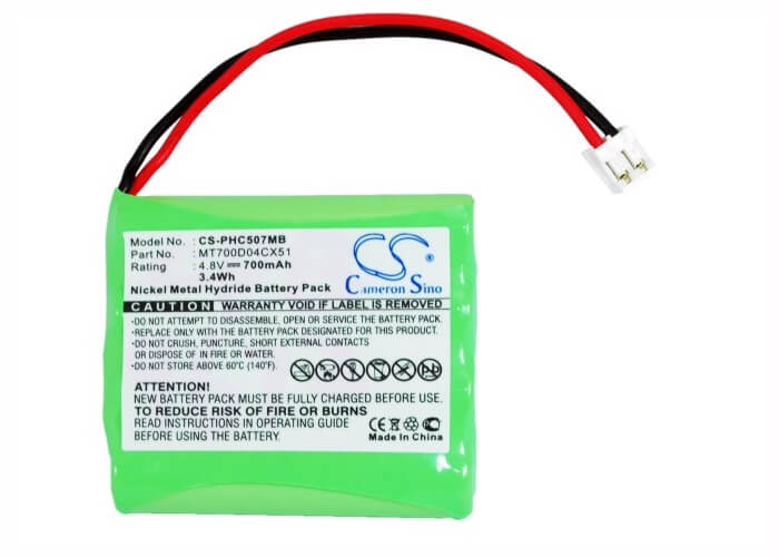 4.8V, 700mAh, Ni-MH Battery fits Philips, Avent Scd 468/84-r, Sbc-eb4880 A1507, 3.36Wh