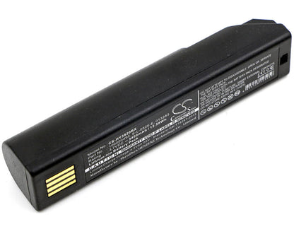3.7V, 3400mAh, Li-ion Battery fits Honeywell, 1202g, 3820, 12.58Wh