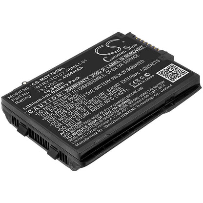 3.7V, 4550mAh, Li-ion Battery fits Motorola, Tc70, Tc75, 16.835Wh