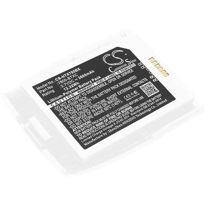 White, 3.7V, 3600mAh, Li-Polymer Battery fits Honeywell, Dolphin 7800, 13.32Wh