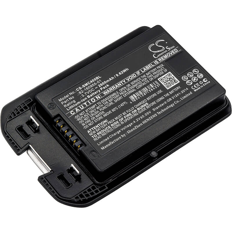 Black, 3.7V, 2600mAh, Li-ion Battery fits Motorola, Mc40, Mc40c, 9.62Wh