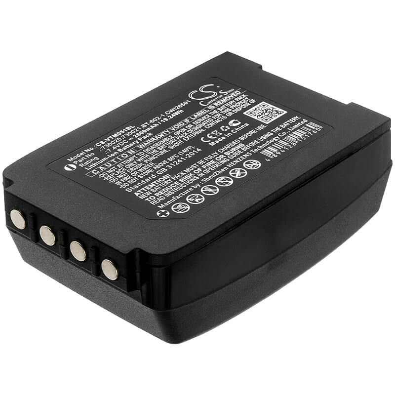 7.4V, 2600mAh, Li-ion Battery fits Vocollect, Talkman T2, Talkman T2x, 19.24Wh