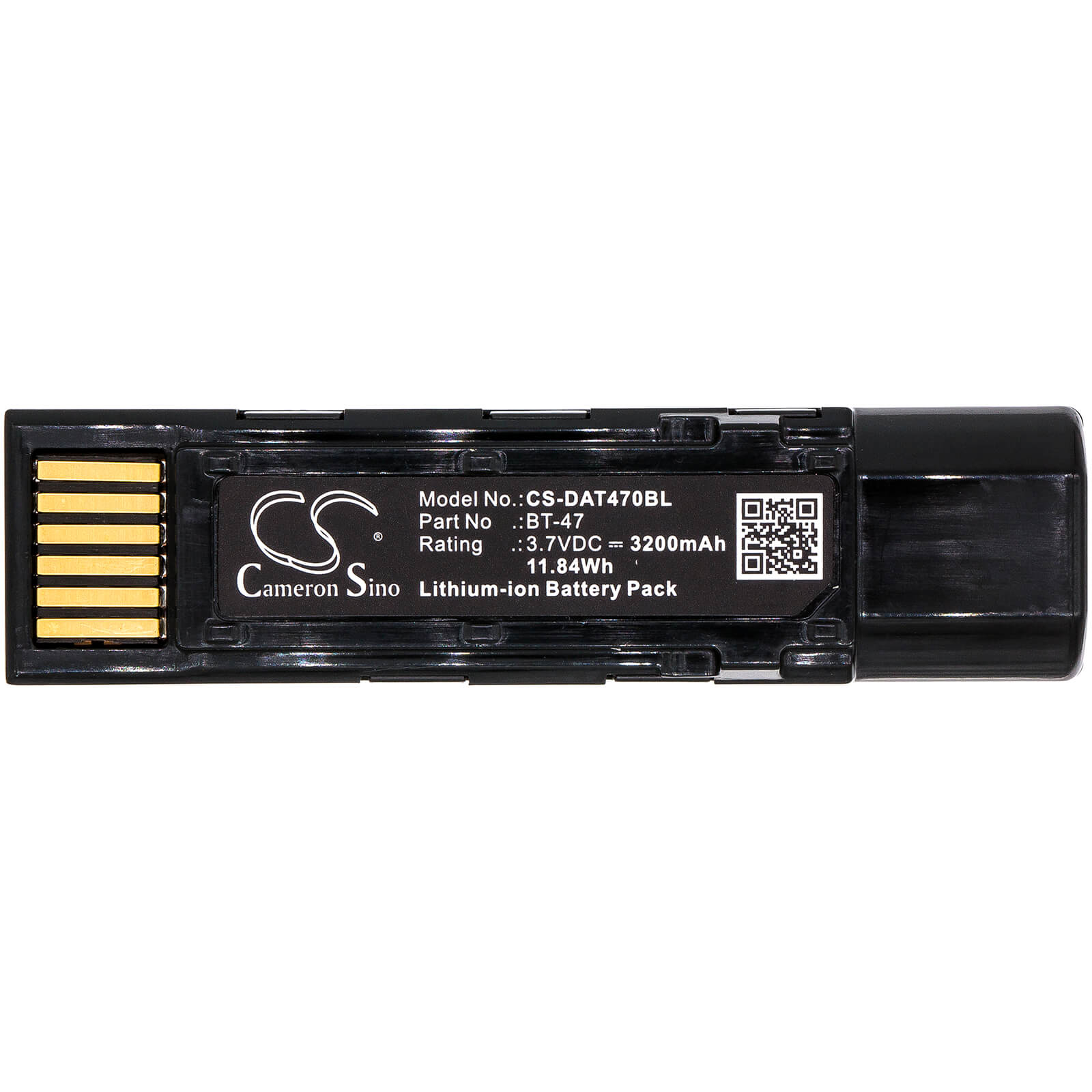 3.7V, 3200mAh, Li-ion Battery fits Datalogic, Gbt4500, Gm4500, 11.84Wh