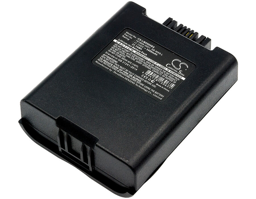 11.1V, 3400mAh, Li-ion Battery fits Honeywell, Mx9380, Mx9381, 37.74Wh