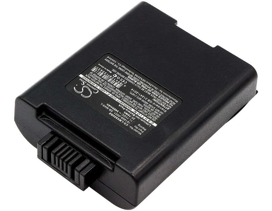 11.1V, 3400mAh, Li-ion Battery fits Honeywell, Mx9380, Mx9381, 37.74Wh