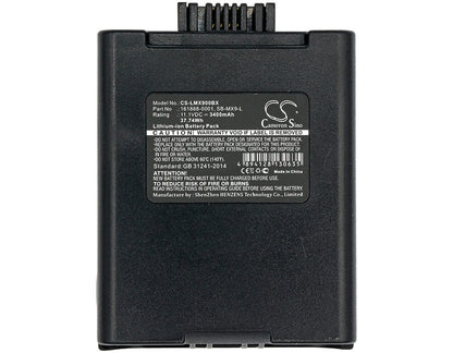 11.1V, 3400mAh, Li-ion Battery fits Honeywell, Mx9380, Mx9381, 37.74Wh