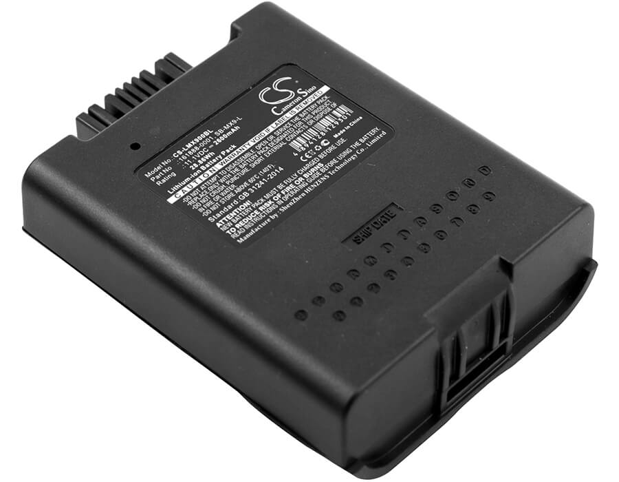 11.1V, 2600mAh, Li-ion Battery fits Lxe, Fc3, Mx9, 28.86Wh