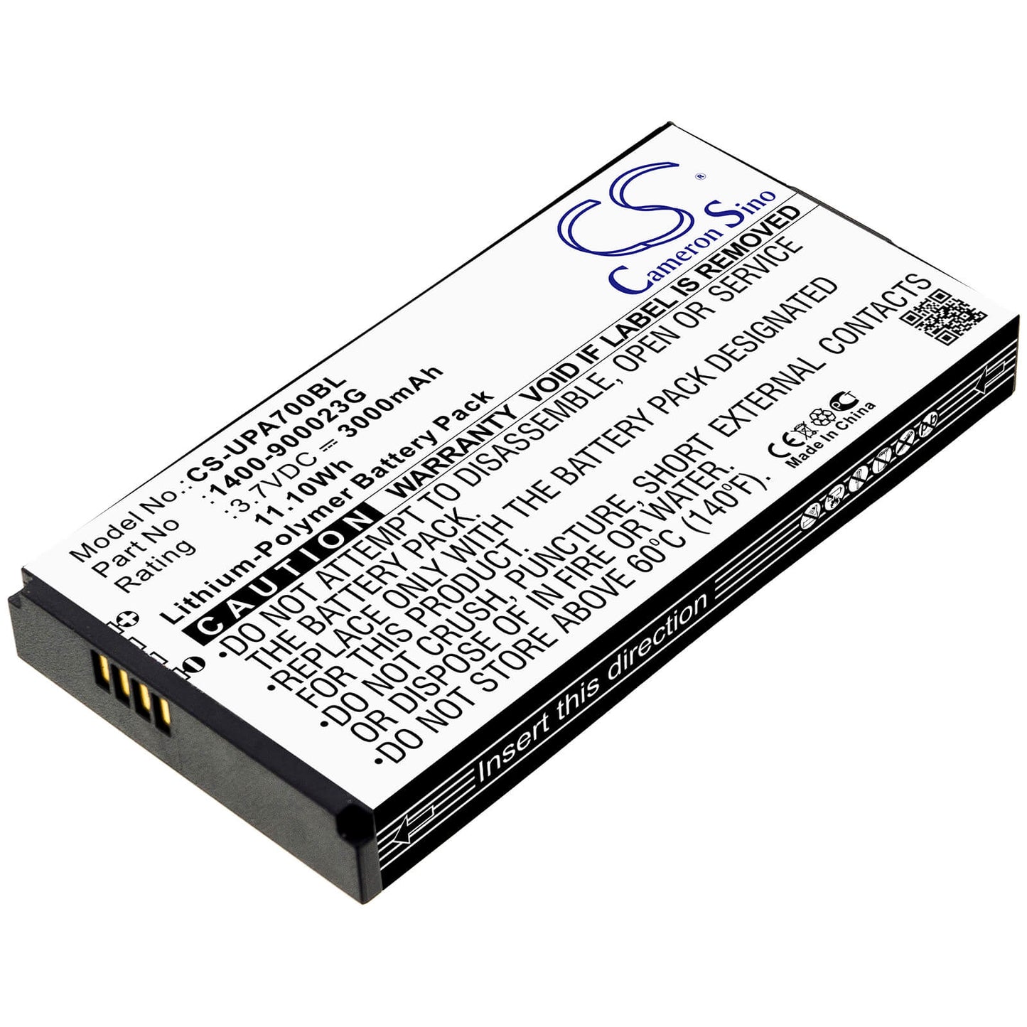 3.7V, 3000mAh, Li-Polymer Battery fits Wasp, Dr3 2d, Dr4 2d, 11.1Wh