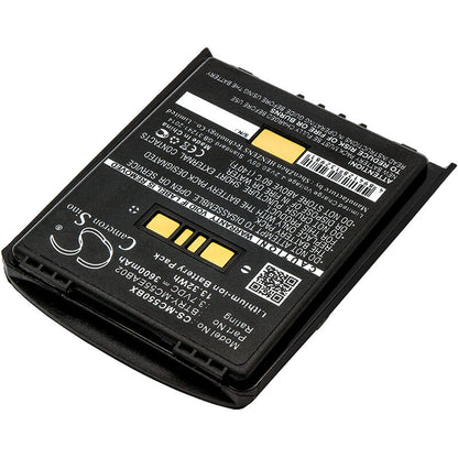3.7V, 3600mAh, Li-ion Battery fits Symbol, Mc55, Mc5574, 13.32Wh